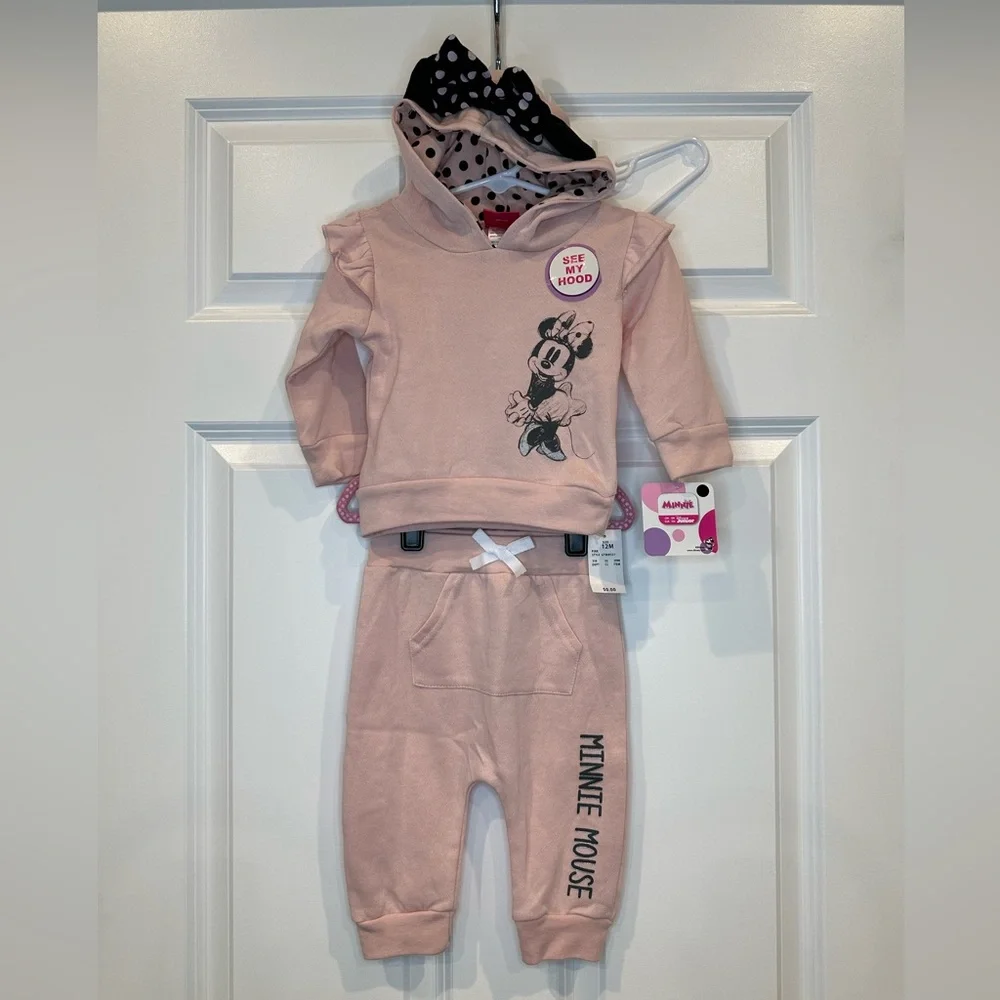 Disney Minnie Mouse Outfit Set Size 12‎ Months NWT